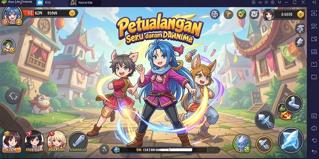 Tampilan gameplay anime yang mengasyikkan di 62IDN.