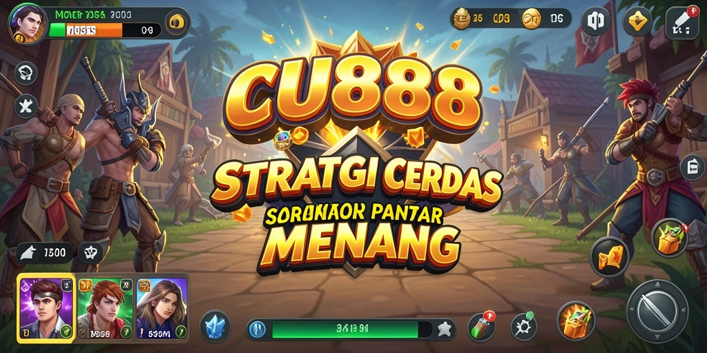 Tampilan gameplay CU888 dengan pertempuran strategi yang mendebarkan.