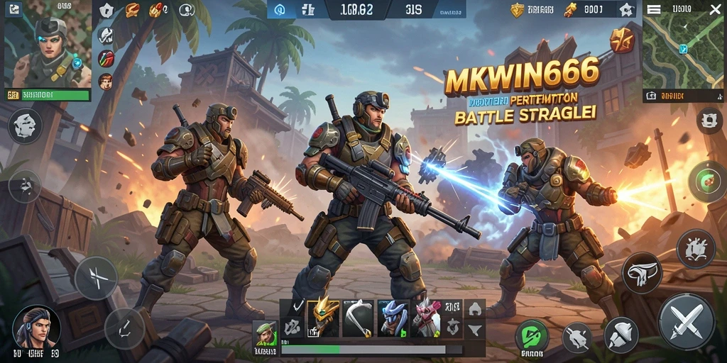 Tampilan gameplay seru dan mendebarkan di MKWIN666.