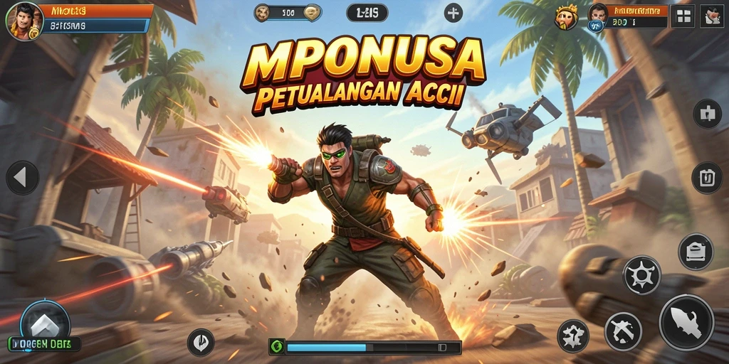 Gameplay seru dan mendebarkan di MPONUSA.