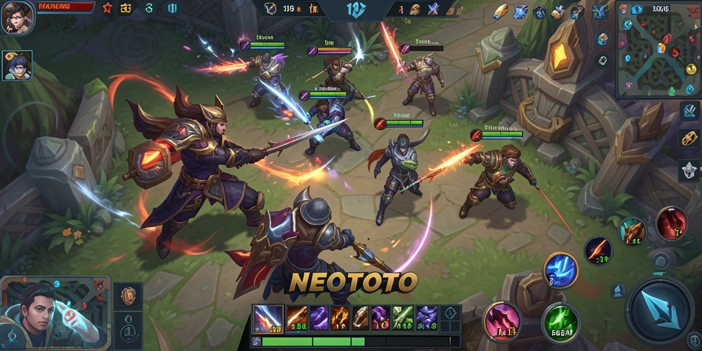 Tampilan gameplay seru dalam NEOTOTO yang menggugah adrenalin.