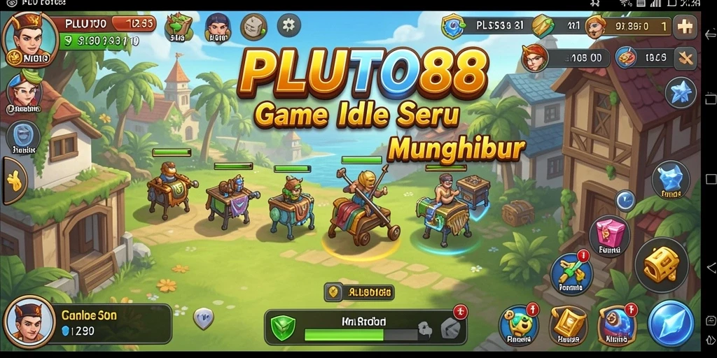 Tampilan gameplay PLUTO88 yang menarik dan interaktif.