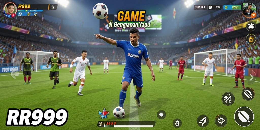 Tampilan gameplay yang seru dalam permainan olahraga RR999.
