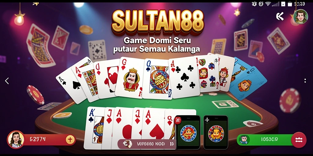 Tampilan gameplay SULTAN88 dalam permainan Domino yang seru.